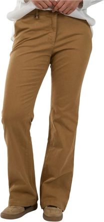 Luisa Cerano Jeans, Dames, Bruin, M, Denim, Flared Denim Jeans
