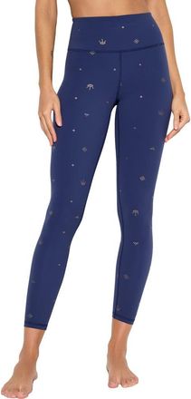 Spiritual Gangster Sacred Prism Euphoria High Waist 7/8 Leggings in Indigo at Nordstrom, Size X-Large