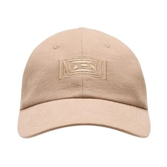 Marni Geborduurde Logo Cap - unisex - Petten - Beige - L - Katoen - Accessoires