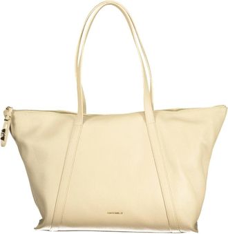 Coccinelle Nory Bag - Dames - Shoppers - Beige - ONE Size - Katoen - Tassen
