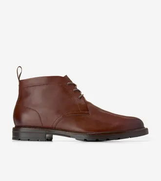 Cole Haan Mens Roundhill Grand Waterproof Chukka Boots - Brown Size 10.5