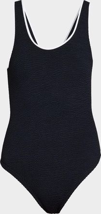 Hunza G Faye Scoop One-Piece Swimsuit