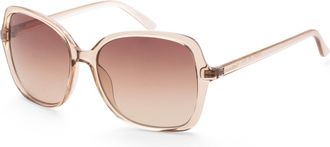 Calvin Klein Unisex 57mm Crystal Sunglasses