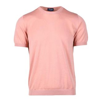 Drumohr Heren, Tops, Roze, Maat: 2XL Katoen