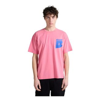 Bisous Skateboards Sunski T-Shirt - Heren - Tops - Roze - Maat: L Katoen
