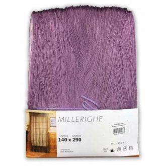 Trade Shop Trade Shop - Cortina Divisoria Decorativa Para Interiores De 140 X 290 Cm Con Hilos Sombreados - Violaci&oacute;n