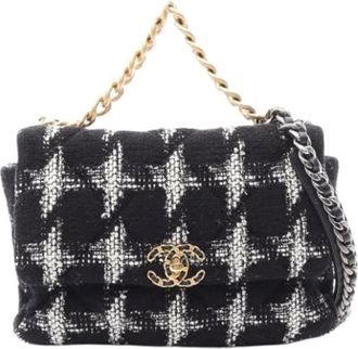 Chanel Pre-owned Vintage Schoudertas - Dames - Vintage Schoudertas - Zwart - ONE Size - Leer - Vintage