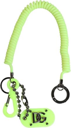 Dolce & Gabbana Prachtige Sleutelhanger - unisex - Sleutelhangers & Tashangers - Groen - ONE Size - Accessoires