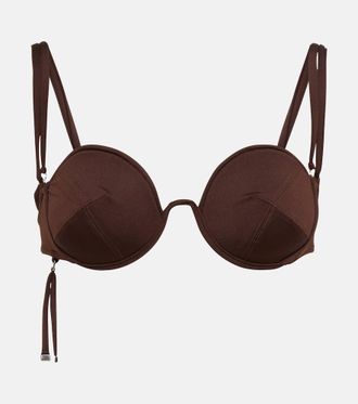 Jacquemus Le Haut Aouro bikini top