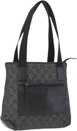 Gucci Pre-owned GG Canvas Tote Bag - Dames - Vintage Shopper - Zwart - ONE Size - Vintage