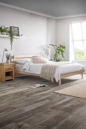 Julian Bowen Sami Double Unfinished Solid Pine Bed in Natural