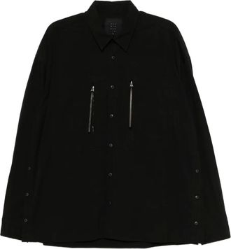 The Viridi-Anne button-up shirt - men - Cotton - 4 - Black