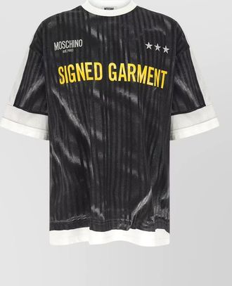 Moschino trompe-loeil print t-shirt