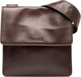 Chanel Pre-owned Cross Body Bags, female, Brown, Size: ONE SIZE Pre-owned Crossbody Bag