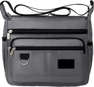 Generic Men Single Shoulder Bag - Waterproof Multi Pocket Sling Backpack, Practical Travel Bag for Short Trips, Everyday Chest Pack for Outdoor Activities, Ur