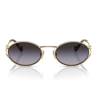 Miu Miu Sunglasses Mu52 Y Zvn5 D1 Gold/Gradient Grey Women