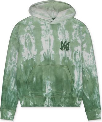 Amiri Mineral Green MA Logo Dip Dye Hoodie
