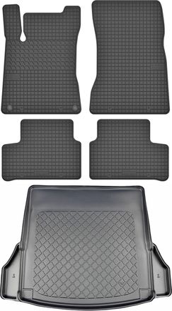 OEM Juego De Alfombrillas De Goma Para Coche Y Maletero Para Mercedes Cla Ii C118 Coup&eacute; A Partir De Mayo De 2019