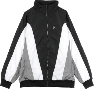 Dolly Noire Vintage Zwart Windjack - Heren - Zomerjassen - Zwart - M - Polyester - Jassen