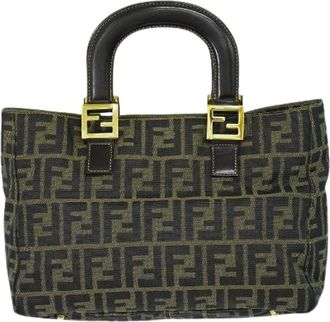Fendi Pre-owned Handbags, female, Multicolor, Size: ONE SIZE Pre-owned Canvas Bag