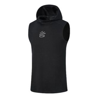 Li-Ning x Curry China Tour Hooded Tank Top Black AVSW195-4