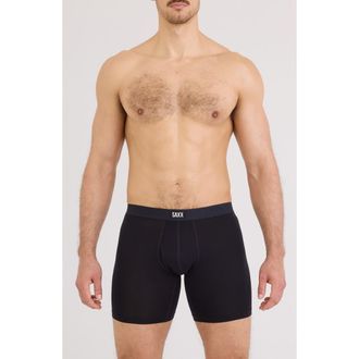 Saxx Vibe Xtra Boxer Briefs in Black at Nordstrom, Size Xx-Large