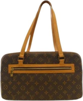 Louis Vuitton Pre-owned Shoulder Bags, female, Brown, Size: ONE SIZE Pre-owned Vintage Canvas Shoulder Bag