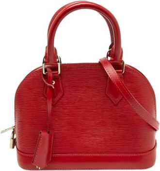 Louis Vuitton Pre-owned Handbags, female, Red, Size: ONE SIZE Pre-owned Alma BB