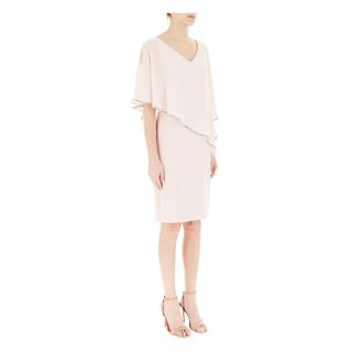 Joseph Ribkoff Jurk 243797S25 - Dames - Korte kleedjes - Roze - 2XL - Kleedjes