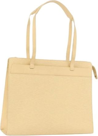 Louis Vuitton Pre-owned Tote Bags, female, Beige, Size: ONE SIZE Pre-owned Epi Leather Tote Bag