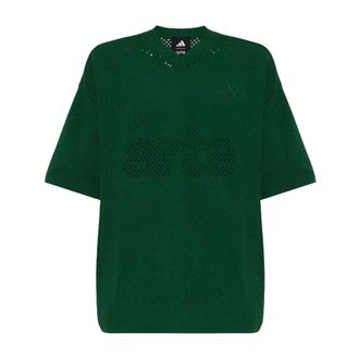 adidas Flatknit Jersey - Heren - Sportshirts - Groen - XL - Polyester - Fitness