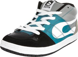 Duffs DuFFS Mens 4130 Skateboarding Shoe Black/Slate/Grey D097-BSG 7 UK