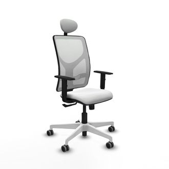Piqueras y Crespo Silla De Oficina Piqueras Y Crespo Motilla Blanco Malla