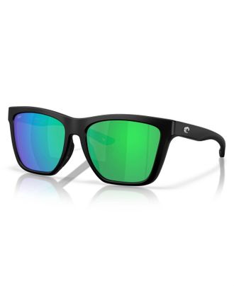 Costa Mens Panga Ii Sunglasses In Matte Black Green Mirror 580P