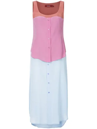 Sies Marjan Chemisier bicolore - Viola