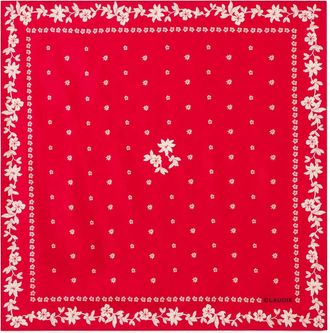 Claudie Pierlot Zijden sjaal - Rood