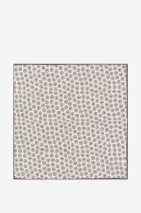 Brunello Cucinelli Seiden-Einstecktuch Tupfen und Rauten