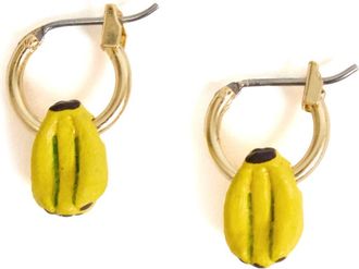 Clare Vivier La Banane Huggie Earrings in Yellow at Nordstrom Rack