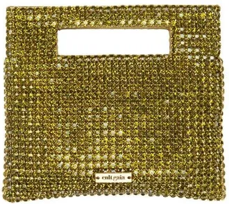 Cult Gaia Lucinda Top Handle Clutch in Fatigue Gold at Nordstrom