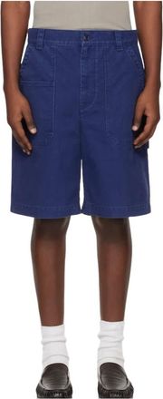 Isabel Marant Akyle Shorts - Heren - Korte Broeken - Blauw - W40 - Katoen - Korte Broeken