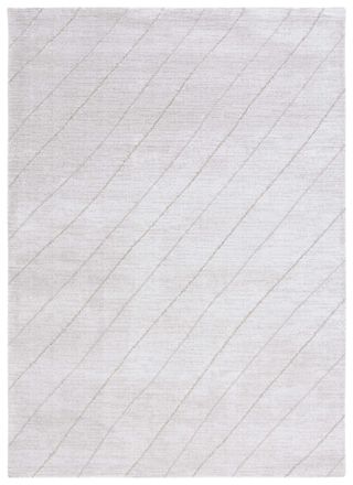 Safavieh Alfombra poli&eacute;ster grigio chiaro/grigio 122 x 183 cm