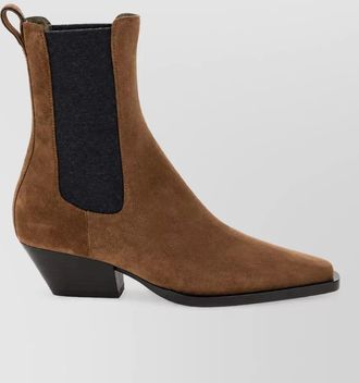 Brunello Cucinelli suede ankle boots
