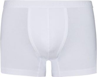 Hanro Cotton Essentials Cotton Boxer Brief in All White at Nordstrom, Size Xx-Large