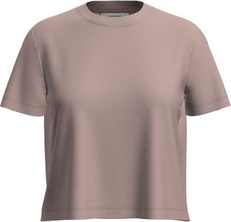 Icebreaker Merino 150 Tech Lite III S/S Crop Tee Merinoshirt f&uuml;r Damen | braun