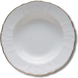 Anna Weatherley Simply Anna Gold Pasta Plate in White/gold at Nordstrom