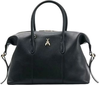 Patrizia Pepe Bags.. Black - Dames - Handtassen - Zwart - ONE Size - Leer - Tassen