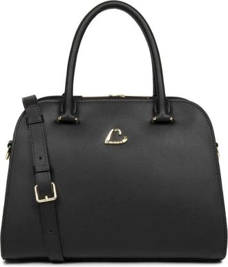 Lancaster City Philos Leren Tas Zwart - Dames - Handtassen - Zwart - ONE Size - Leer - Tassen