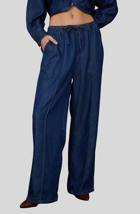 Blu Pepper Exposed Seam Denim Pants at Nordstrom Rack, Size Medium