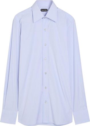 Tom Ford Slim-fit Cotton Shirt - Blue - 39 (C15.5 / M)