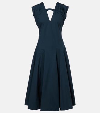 Proenza Schouler Manoela cotton-blend midi dress